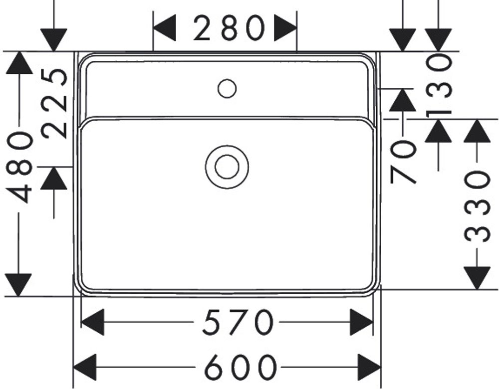 https://raleo.de:443/files/img/11eeea3e9c8025e092906bba4399b90c/size_l/Hansgrohe-Xanuia-Q-Waschtisch-600-480-mit-Hahnloch-ohne-Ueberlauf-Weiss-60241450 gallery number 1